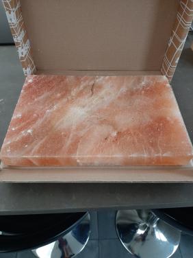 Zoutplaat (als grill- of serveerplaat te gebruiken)