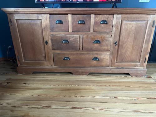 Teakhouten dressoir