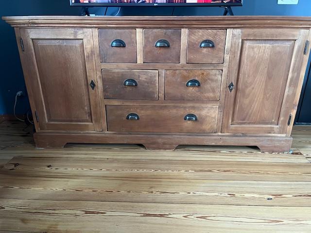 Teakhouten dressoir