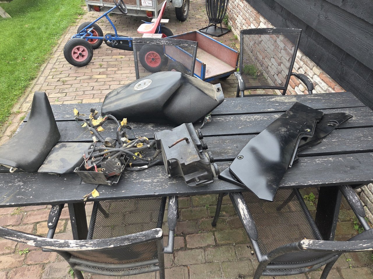 Motorblok + onderdelen yamaha fz 600