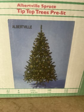 Kunst kerstboom