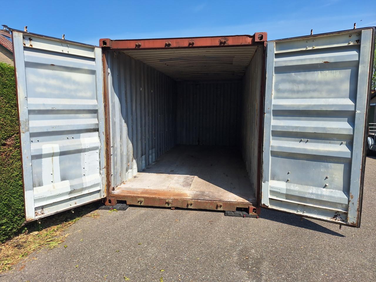 Container 20ft, zeecontainer, opslagcontainer, opslagruimte