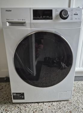Wasmachine Haier HW70-B14636N met stoomfunctie.Erg stil+weinig ruimte nodig
