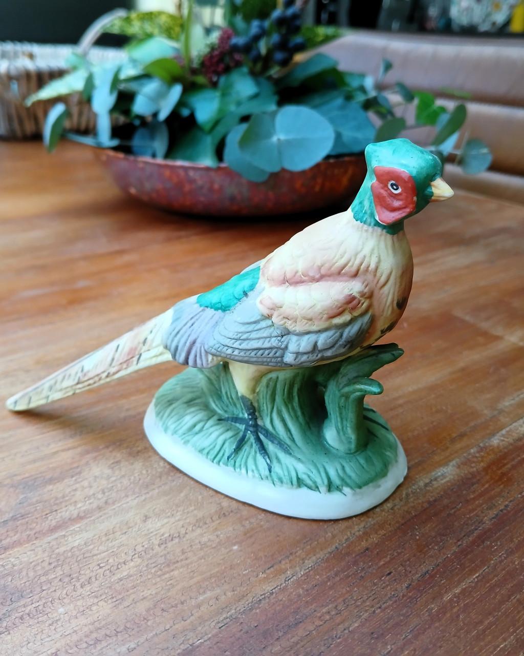 3 Vintage vogelbeeldjes - Bisque porselein van Lefton