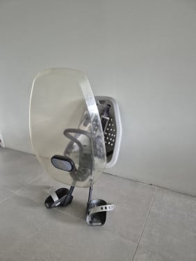 Yep fietsstoel voorzijde met windscherm