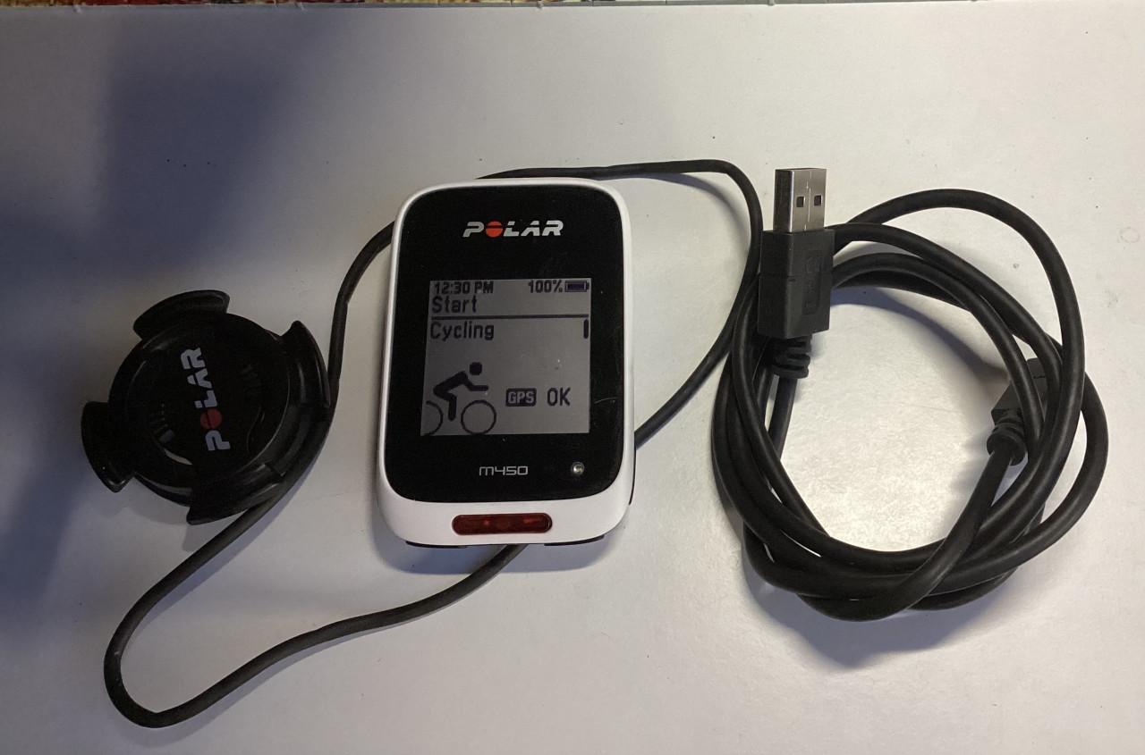Racefiets/ MTB Polar M450 fietscomputer, nieuwstaat.