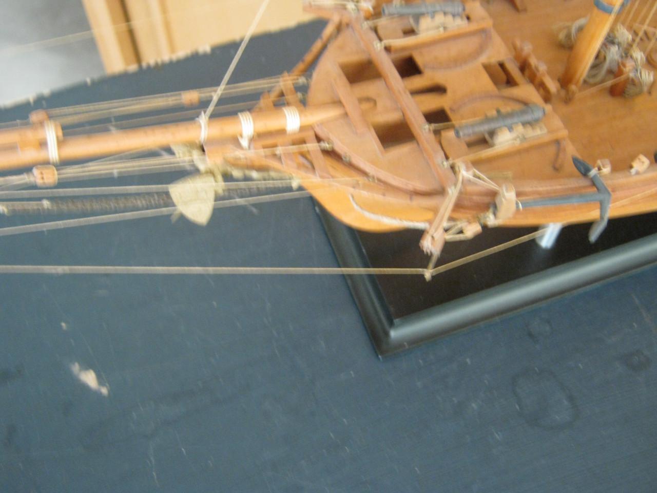 Scheepsmodel Franse brik.