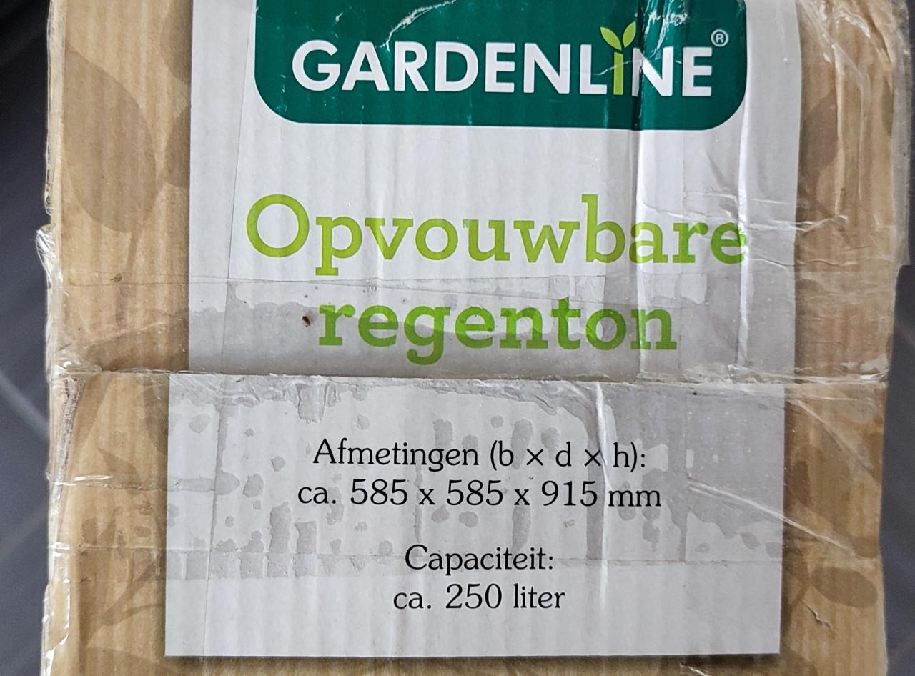Opvouwbare regenton van 250L - €10