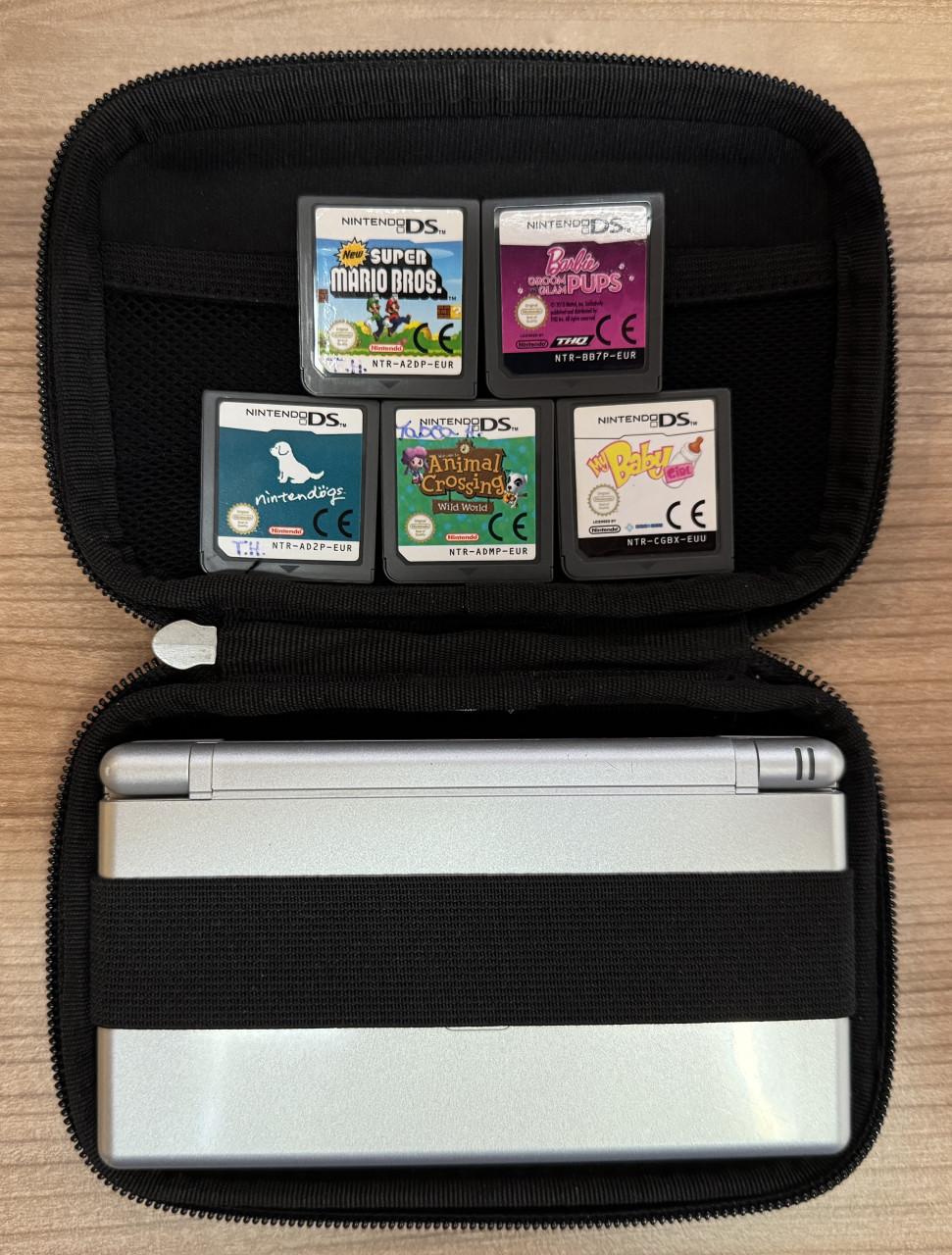 Nintendo DS Lite USG-001 | 5 games | Nette staat