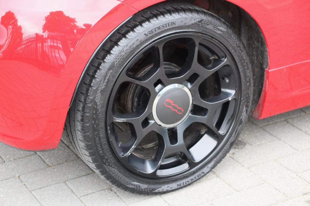 Fiat 500 1.2 500s - leder/alcantara - sport - h&r - aux/usb - nieuwe koppel