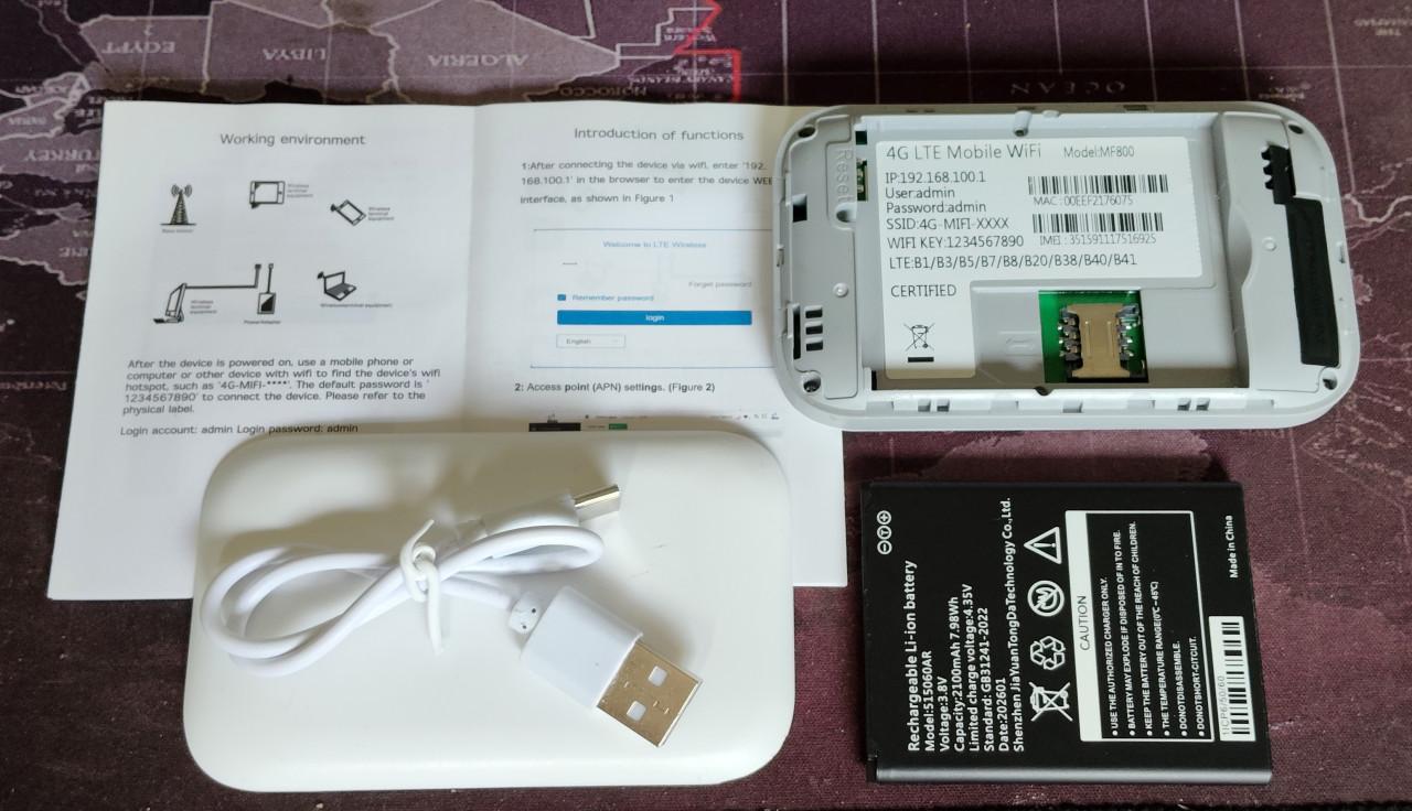 4G LTE draadloze mobiele modem (Hotspot)