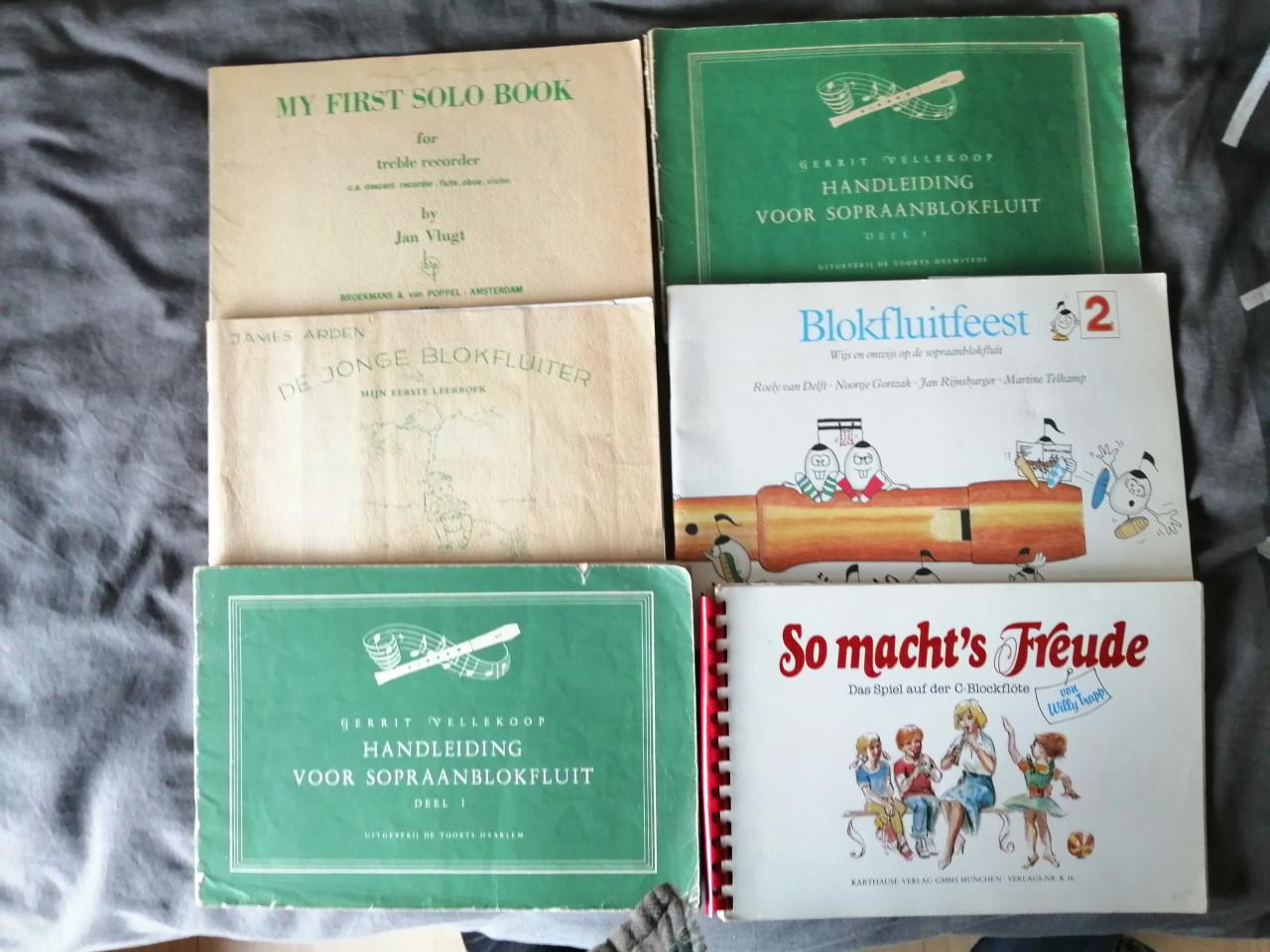 Blokfluit   boekjes