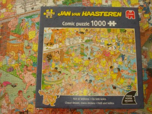 Te koop Complete Jan Van Haasteren puzzel Op hete kolen