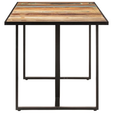 Eettafel 200 x 100cm massief gerecycled hout