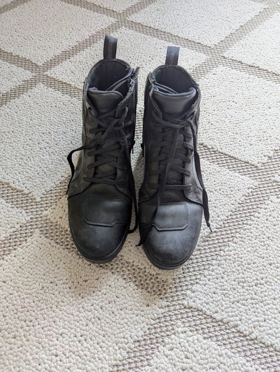 Motorjas + helm + schoenen