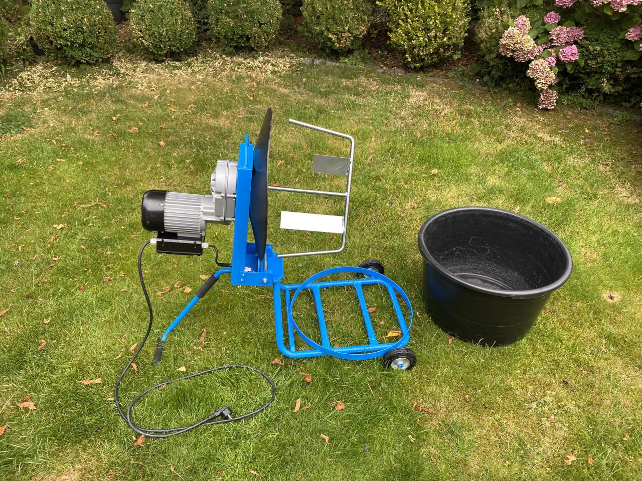 HBM 50L elektrische mixmachine/mengmachine 370W verrijdbaar