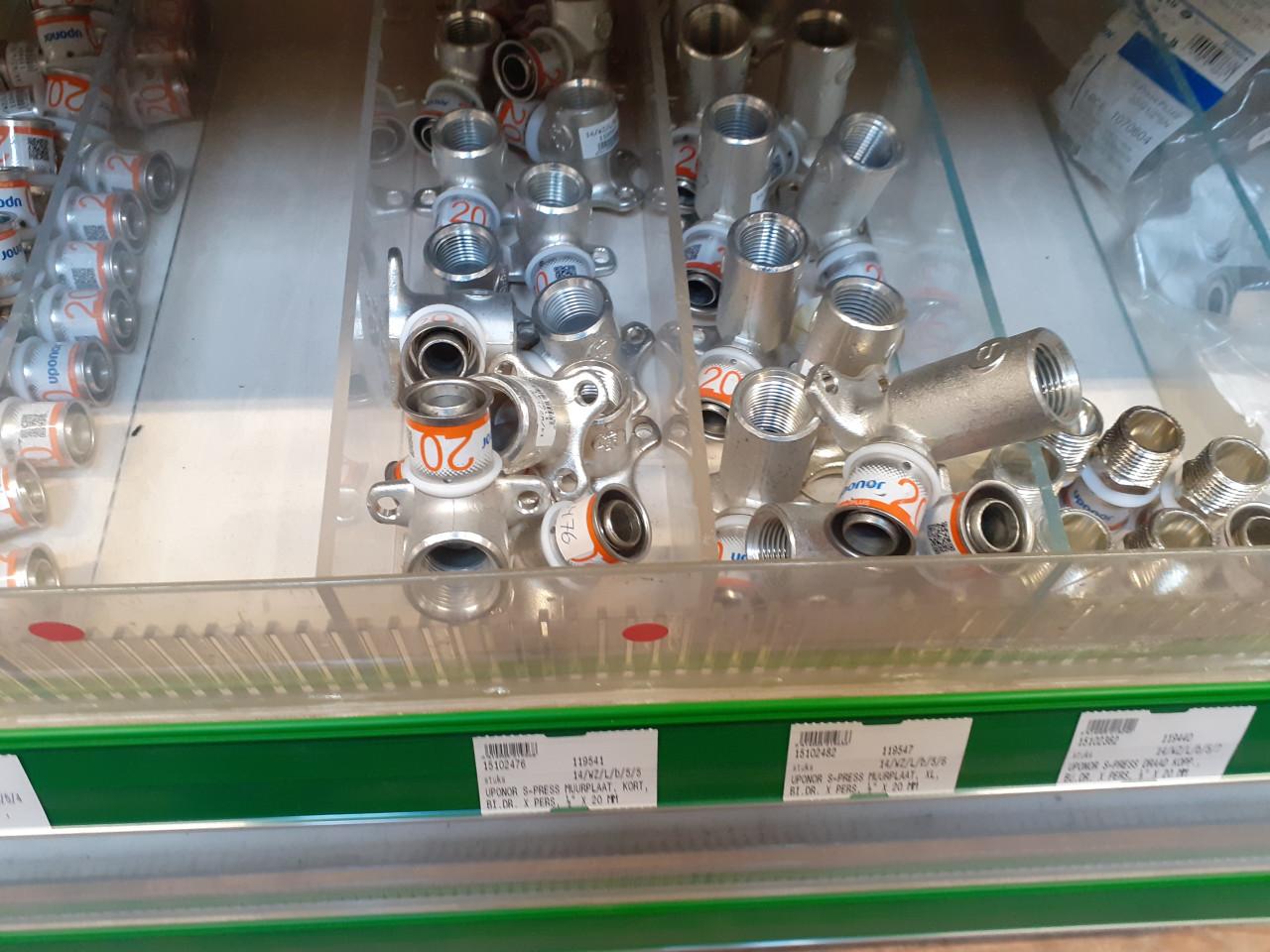 Uponor koppelingen 40 procent korting