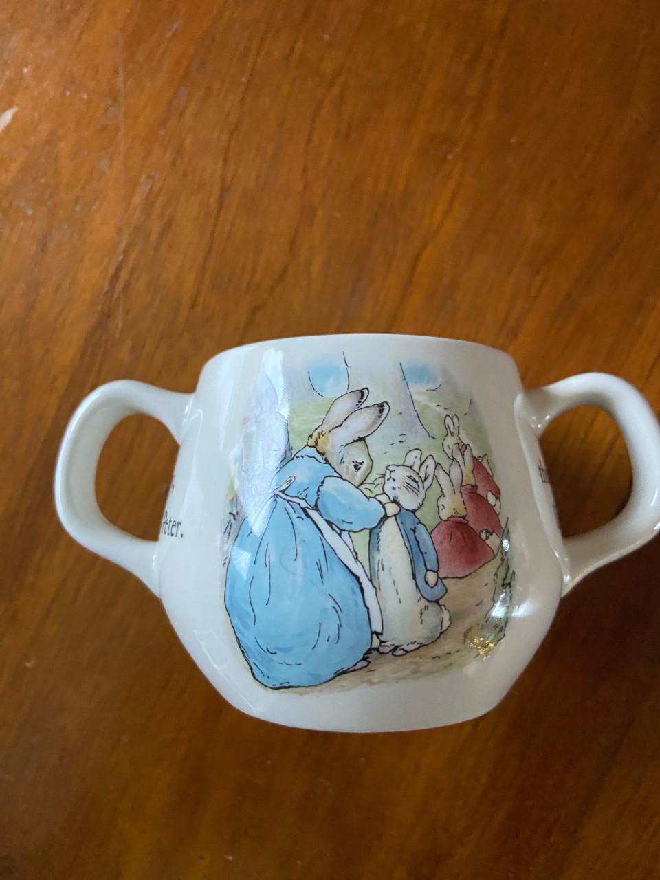 Beker met 2 oren Wedgwood Peter Rabbit