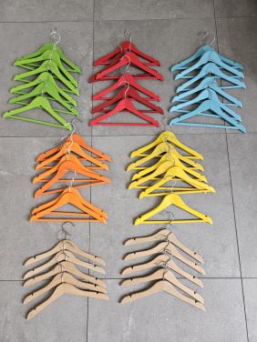 40 houten kinderkledinghangers