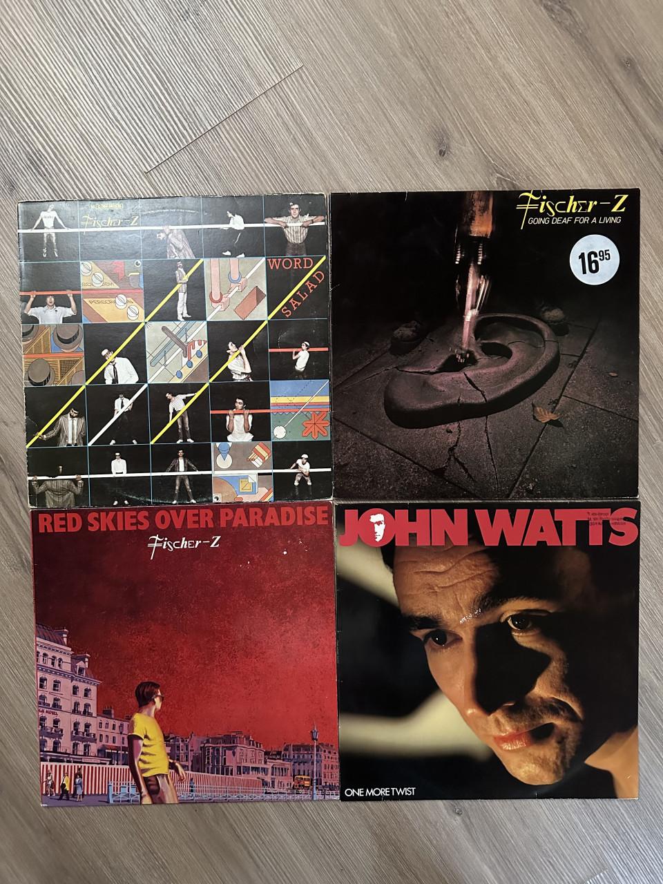 Fischer Z + John Watts / 4 x vinyl LP