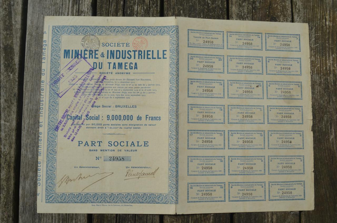 Div. Aandelen koloniaal België