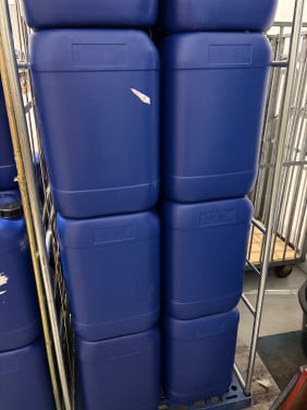 25 liter jerrycan blauw