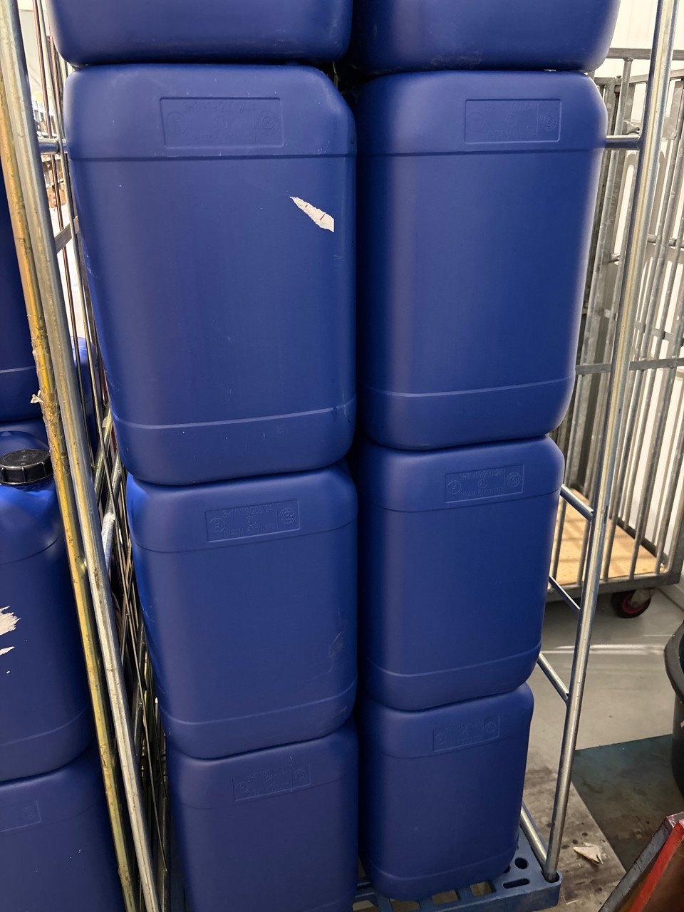 25 liter jerrycan blauw