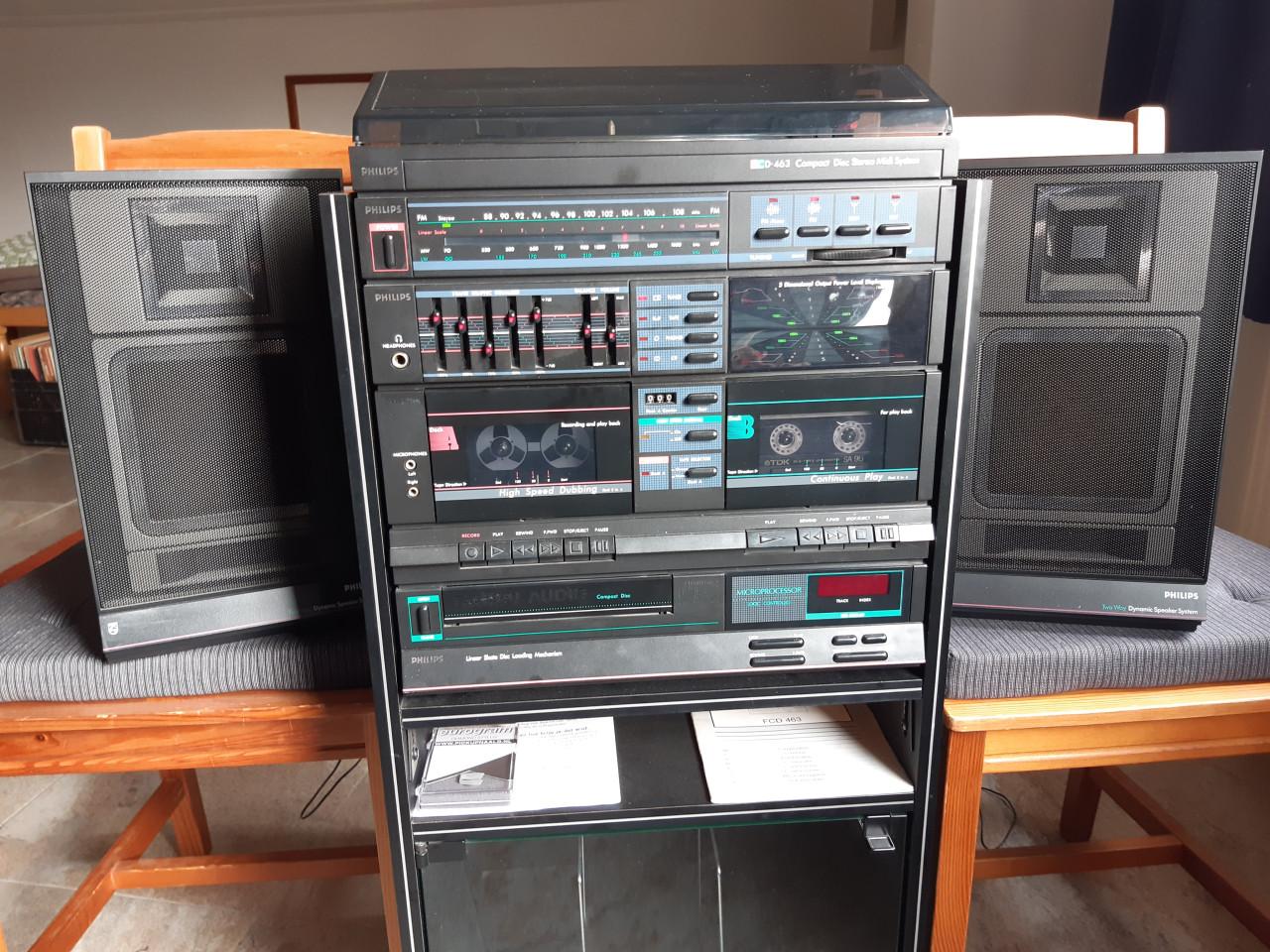 Philips FcD-463 set Compact Disc Midi system