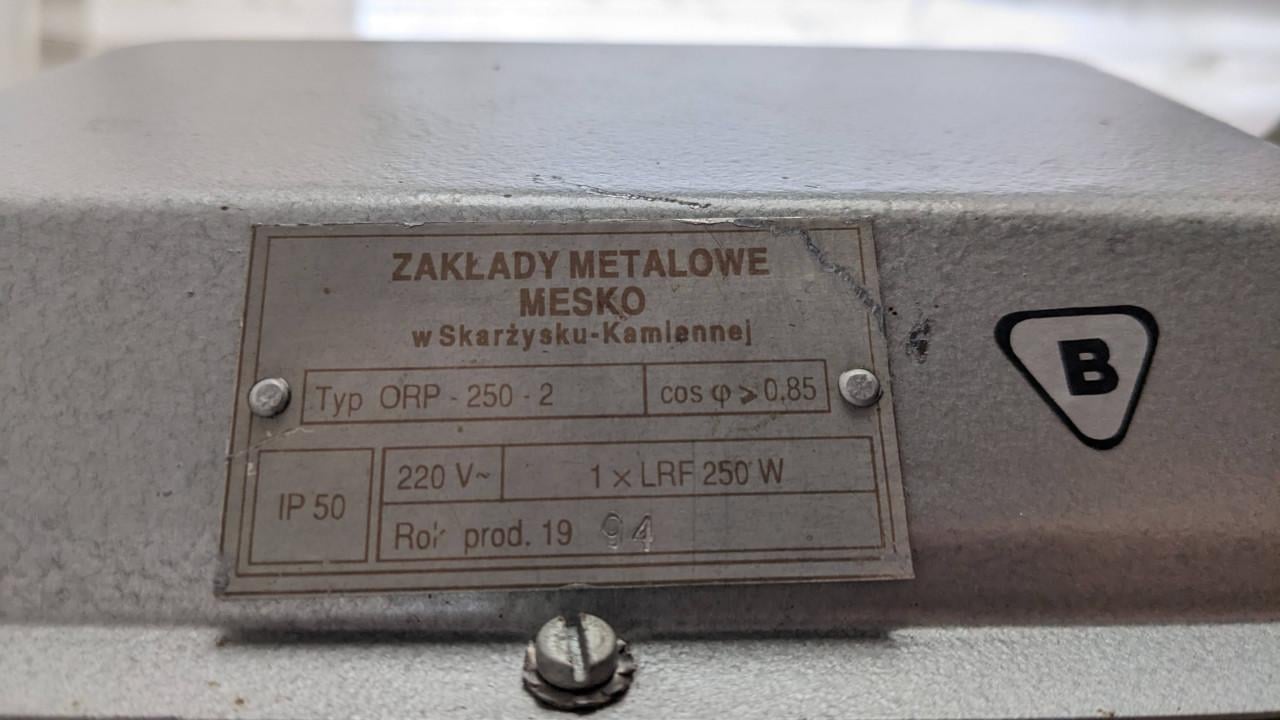 Zware industriële lamp