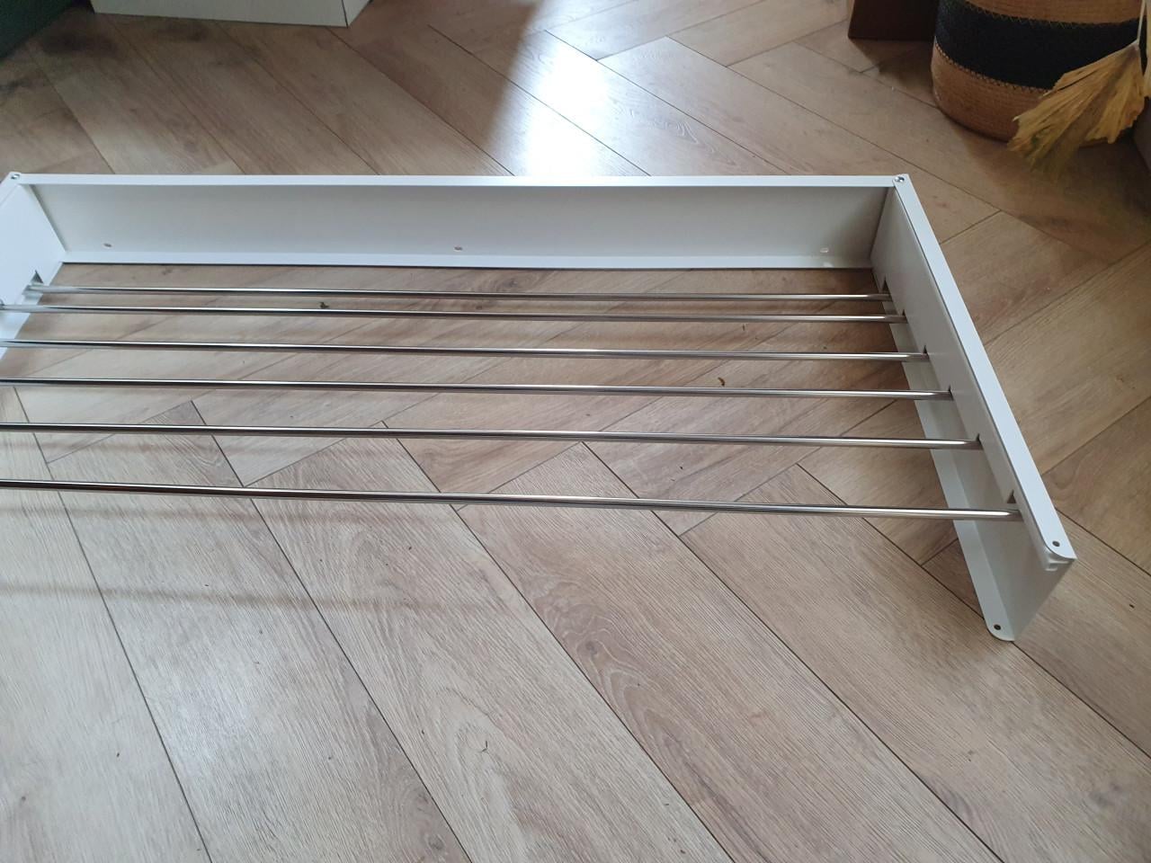 Wanddroogrek 100 cm wit – Inklapbaar – 6m drooglengte – ruimtebesparend
