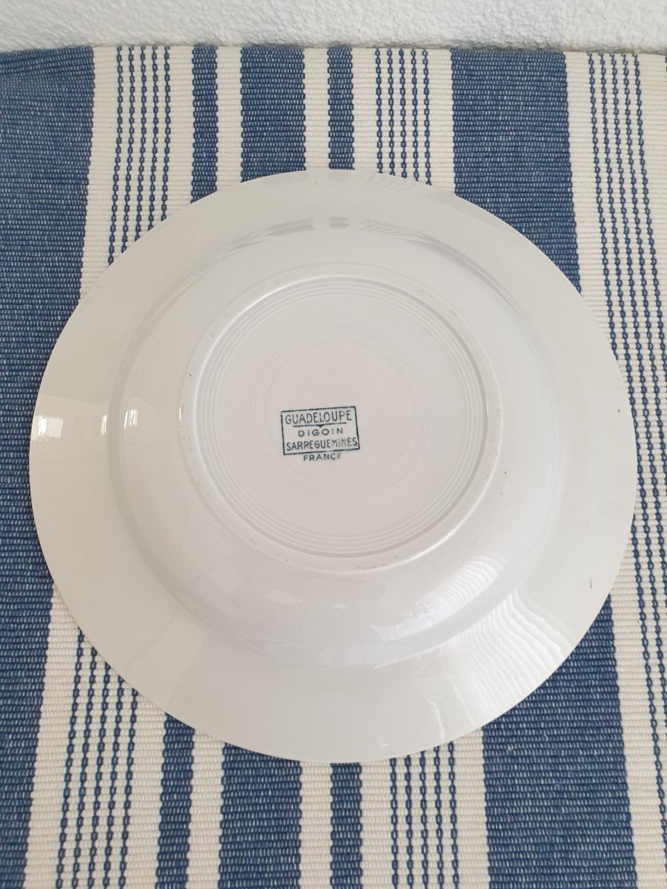 Diep bord Digoin Sarreguemines Guadeloupe