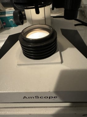 Amscope microscoop met fasecontrast set