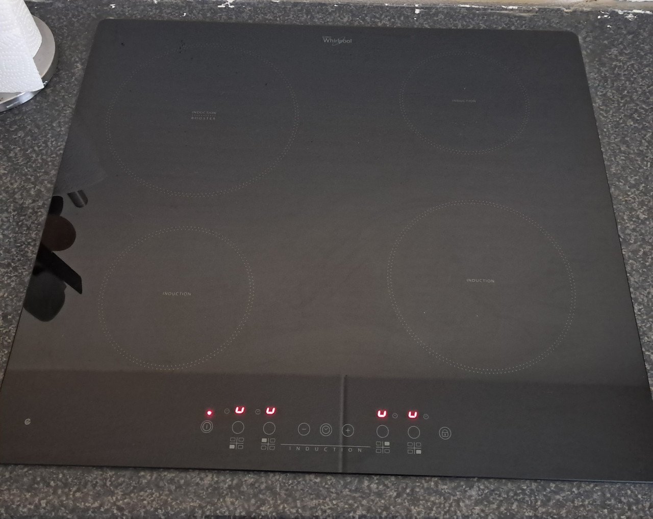 WIRLPOOL inductiekookplaat 58cm