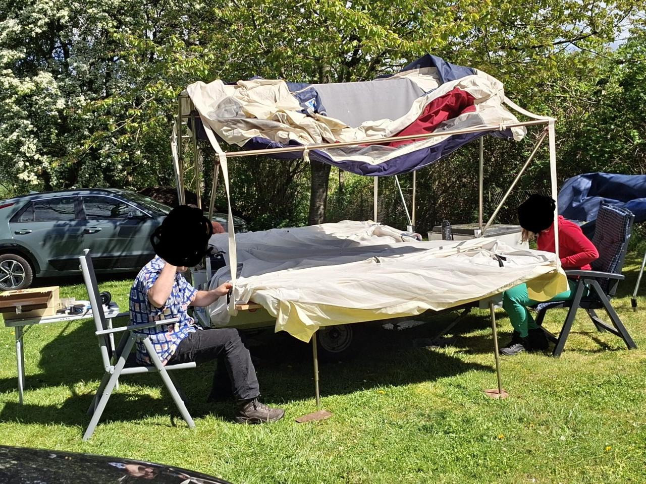 Jamet Arizona vouwwagen - Met imperiaal + fietsendragers + stallingsplaats