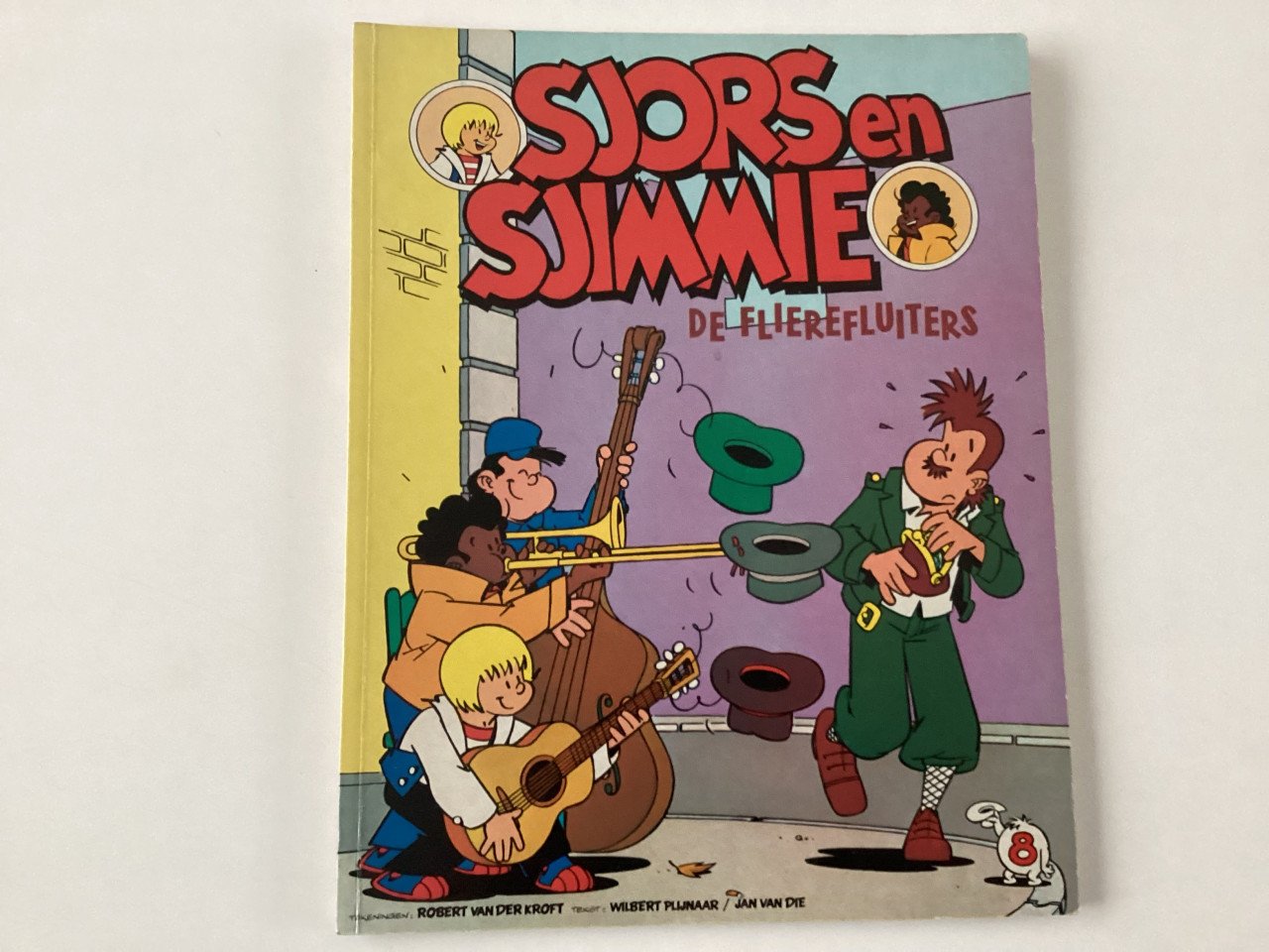 Verschillende stripboekjes van Sjors en Sjimmie.