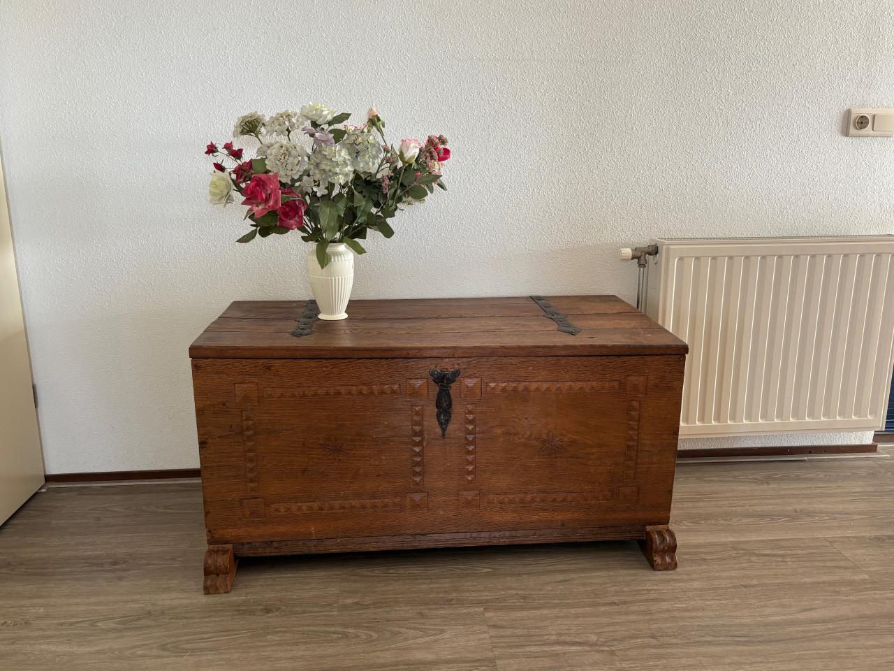 Antieke dekenkist