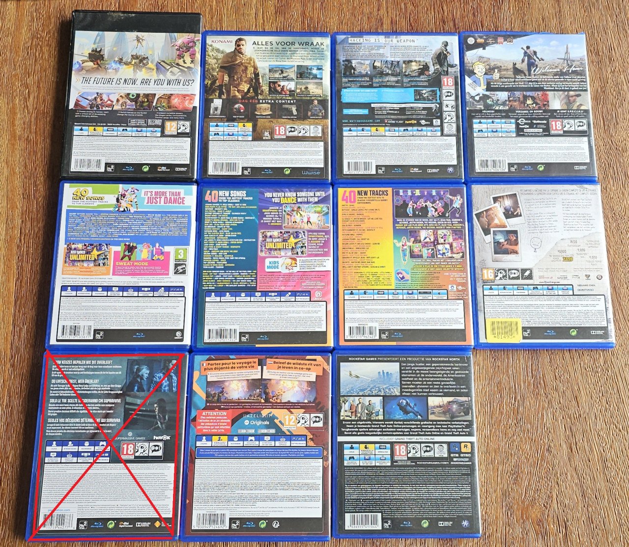 Verschillende PS4 Games