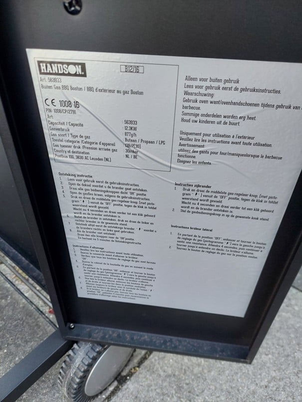 Gasbarbecue