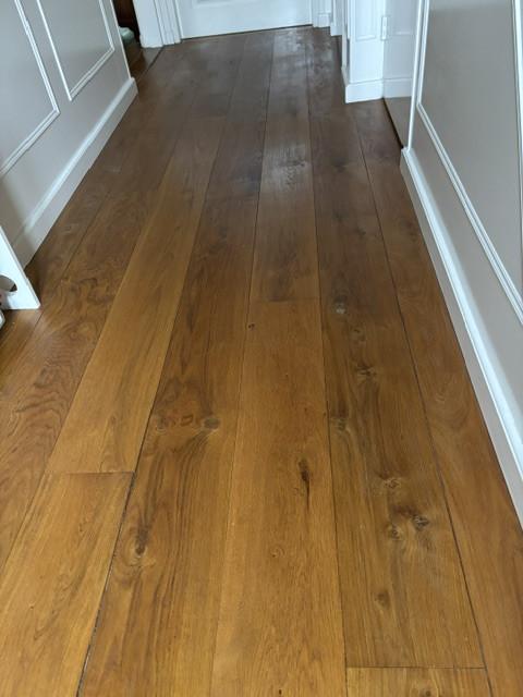 Massief eiken vloer 35m2