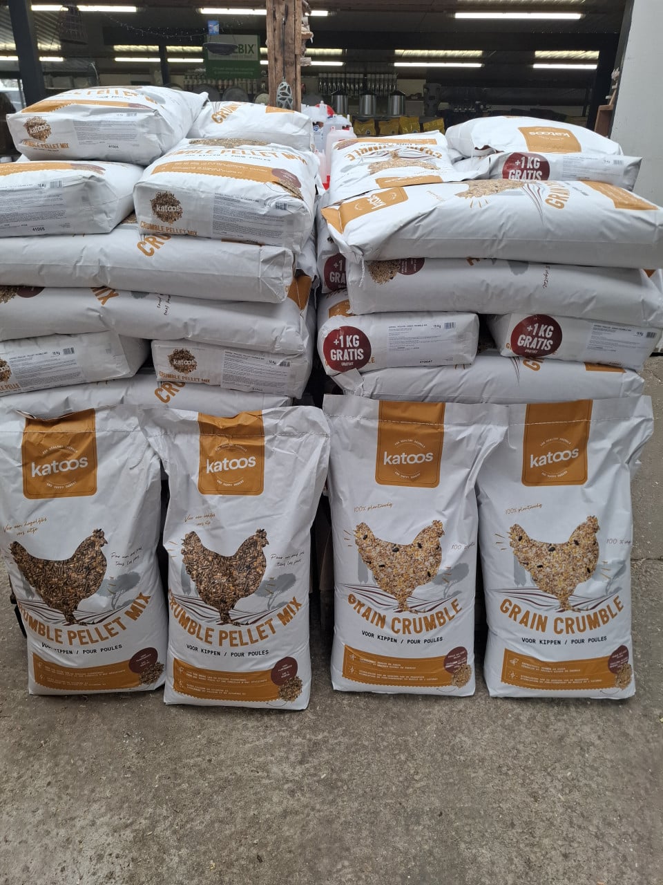 Nu ook legkorrel van Katoos