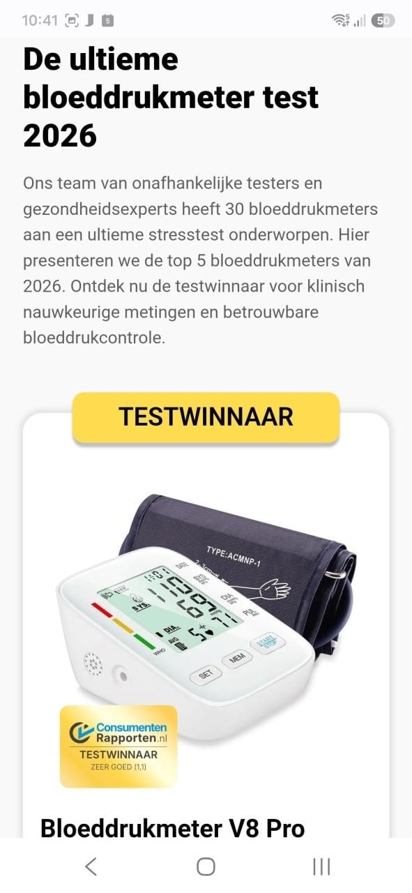 Bloeddrukmeter nieuw
