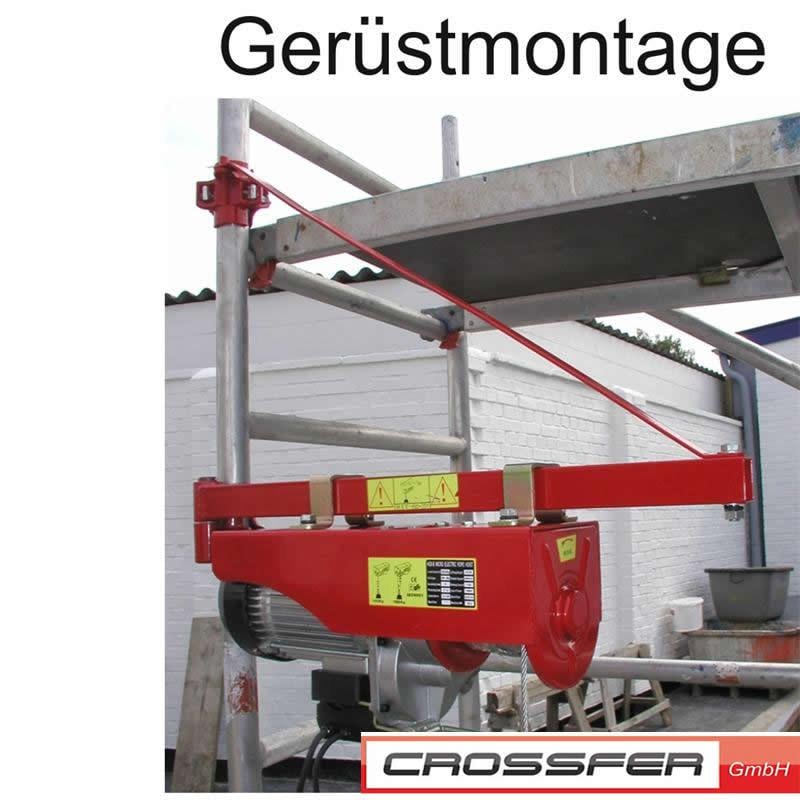 Crossfer takel, hijstakel, bouwtakel, lier, kraan 300kg / 18M kabel