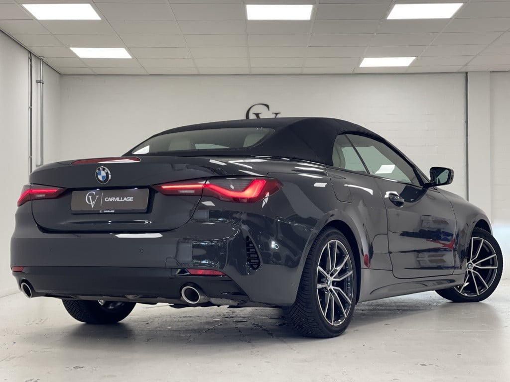 BMW 4 Serie cabrio 420i high executive individual | dravitgrau | nekverwarm