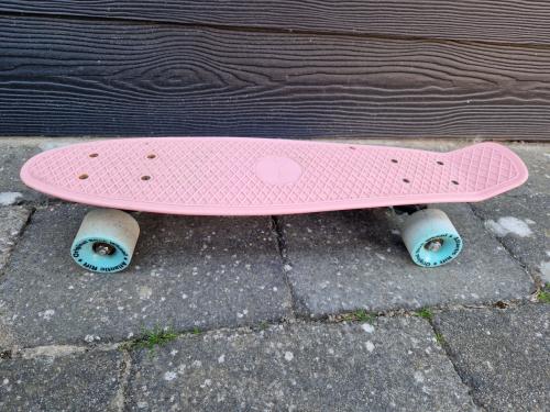 Penny board, klein roze skateboard
