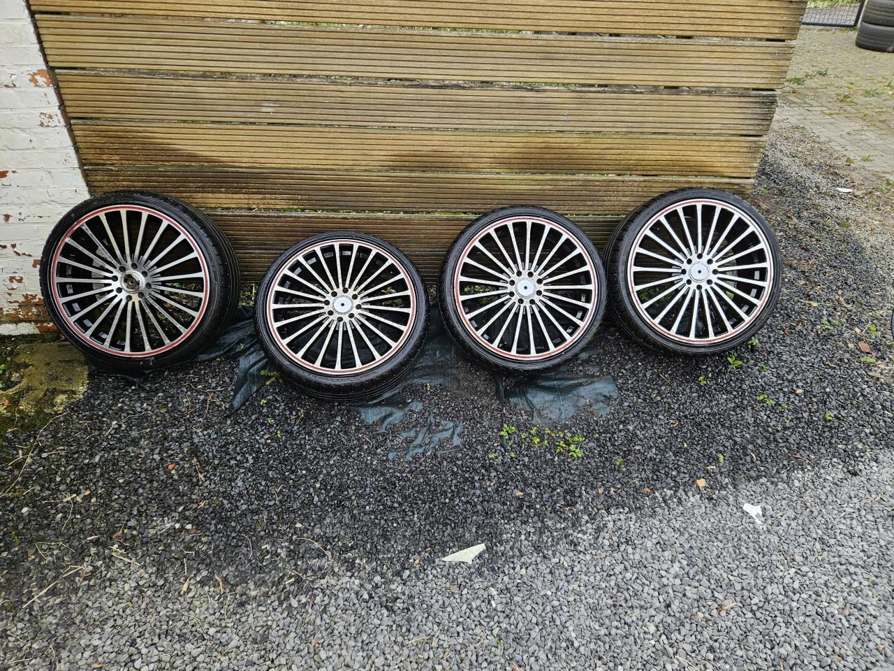 18 inch multisteek set met banden