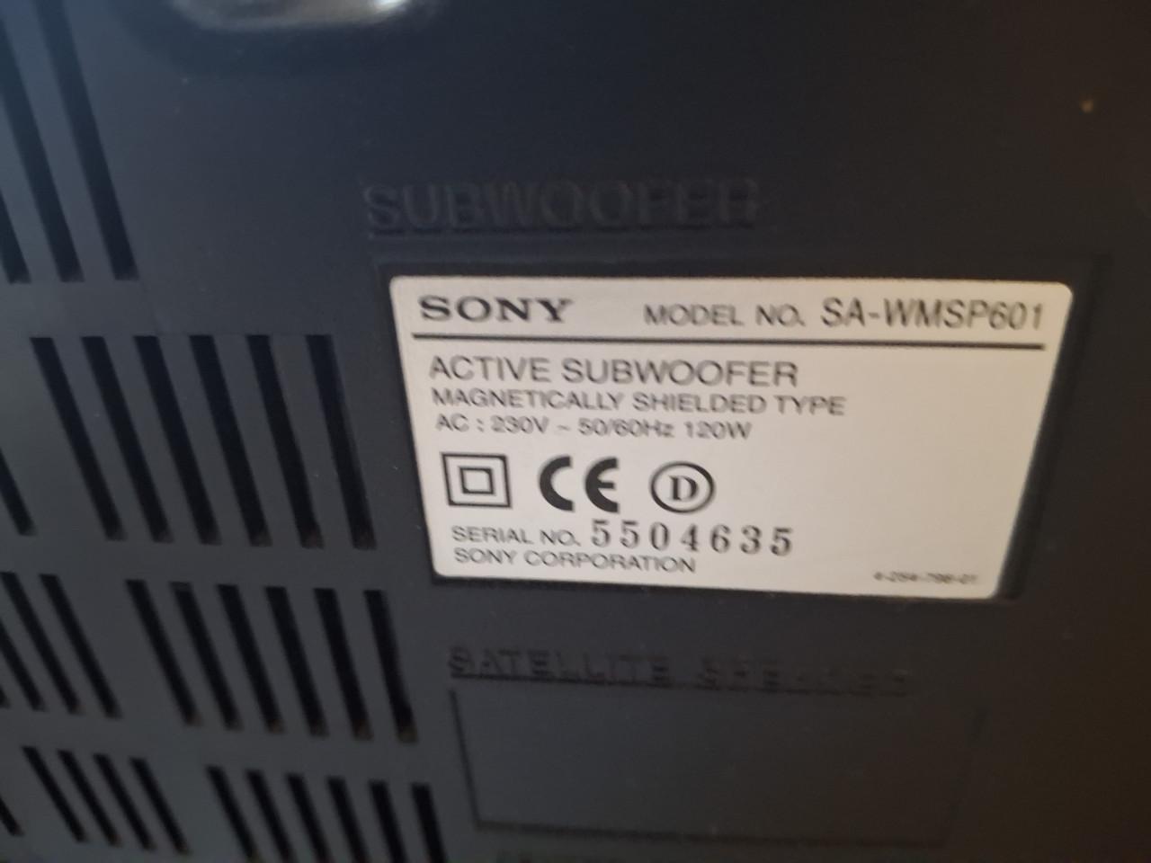 Sony surround sound system