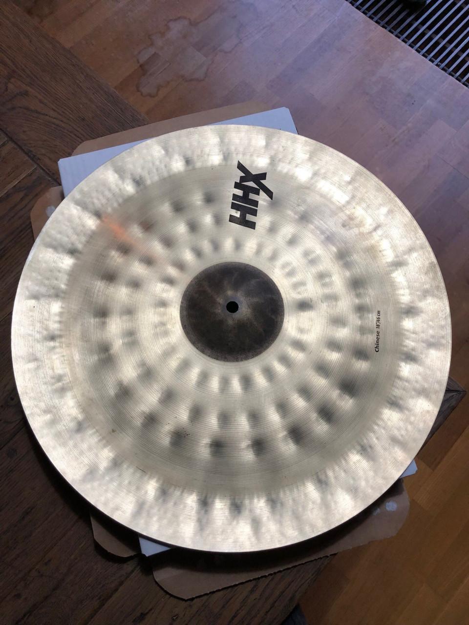 Pearle snare, Zildjian crash en Sabian China 18"