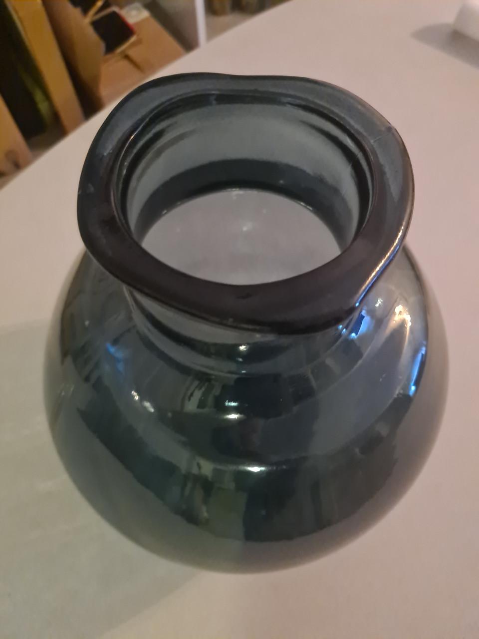 Donkerblauw blauw vaas