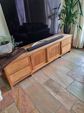 Teakhouten TV meubel