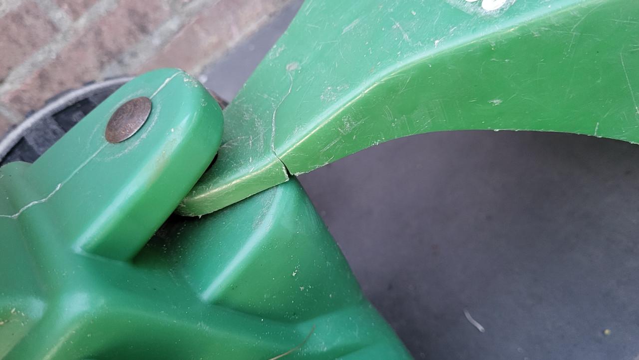 Trap trekkertje met kar